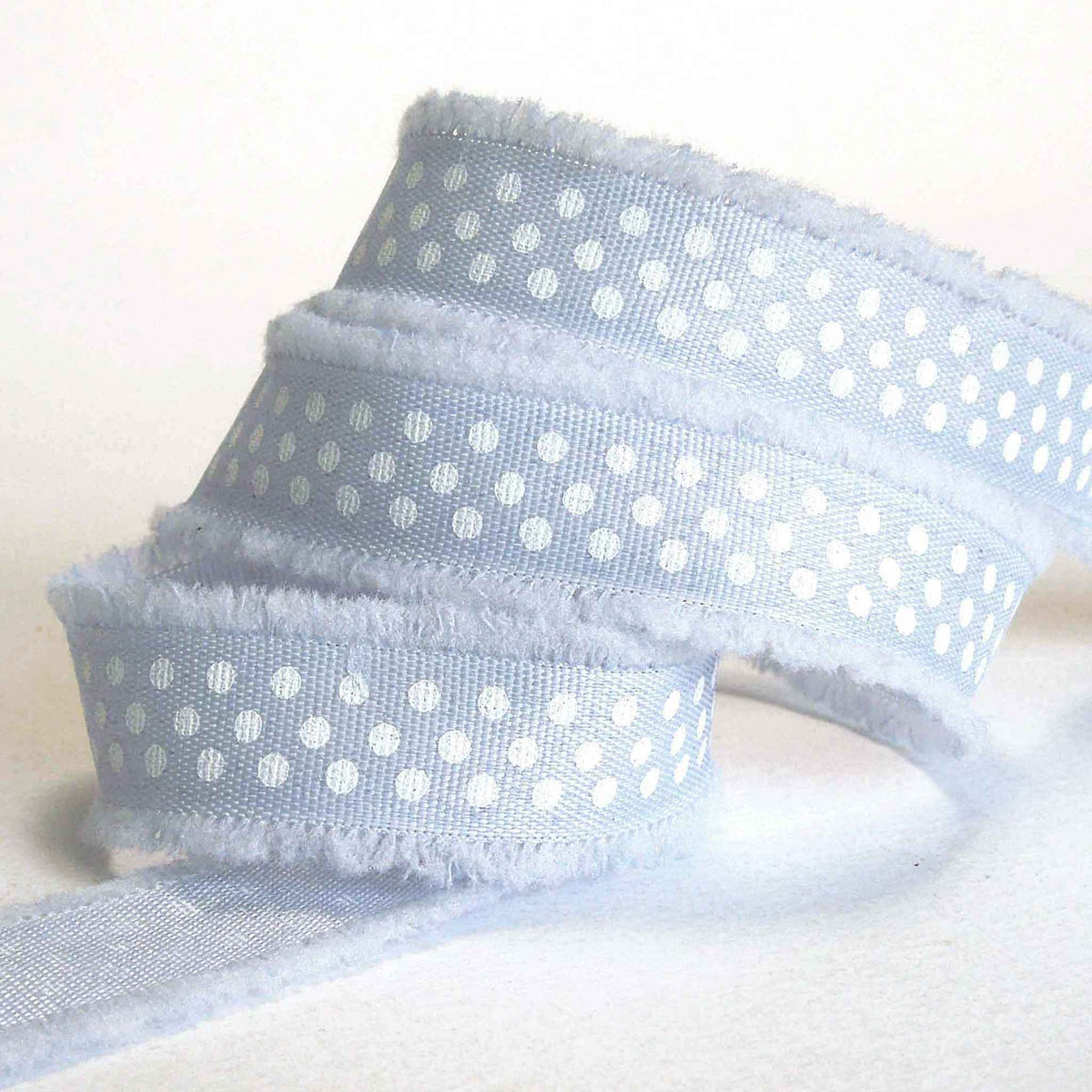 Linen/Cotton Frayed Edge Ribbon Trim Made in France 1 ( 5 Colors