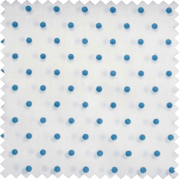 Make Your Own Bunting Kit - White with Blue Spots - Cotton Fabric