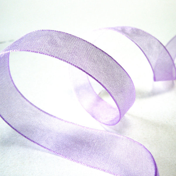 Super Sheer Ribbon - Helio - Lilac - Berisfords - 10mm - 15mm