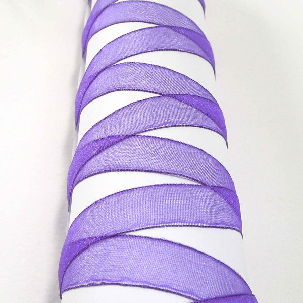 Super Sheer Ribbon Purple Berisfords - 10mm