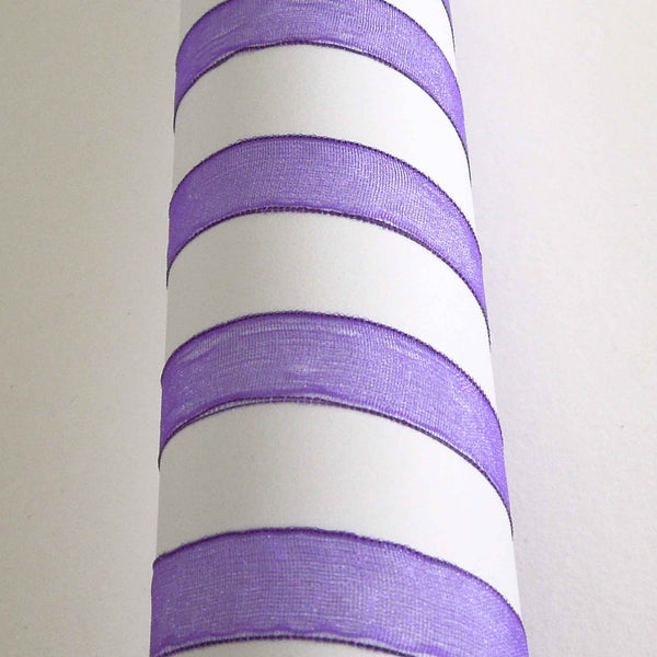 Super Sheer Ribbon Purple Berisfords - 10mm