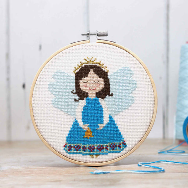 Angel Cross Stitch - The Crafty Kit Company