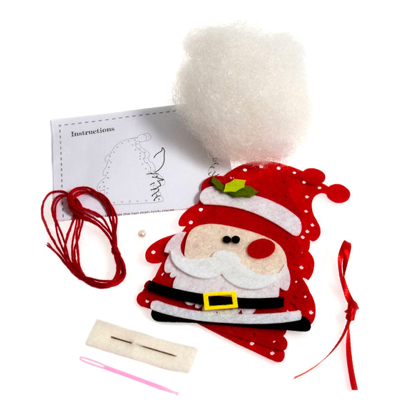 Felt Decoration Kit Santa Christmas - Trimits GCK007