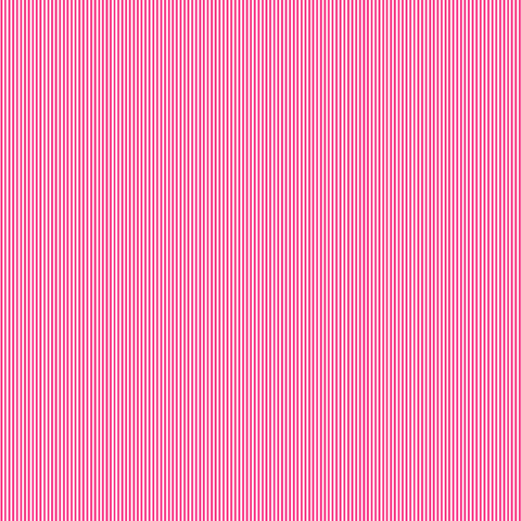 Pinstripe Candy Pink Cotton Fabric Makower 2088/P7 - Basics Collection