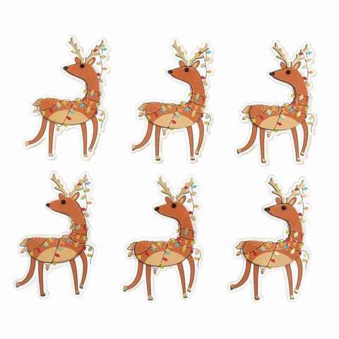 Festive Reindeer Craft Embellishment - Trimits C2379