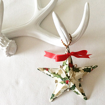 How to make a Christmas star decoration