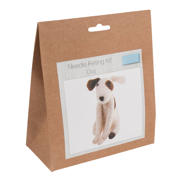 Needle Felting Dog Kit, Make Your Own Dog, TCK006