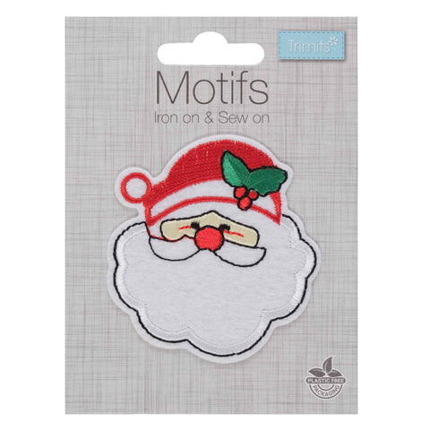 Christmas Santa Craft Motif Iron & Sew On - Trimits XMOT7