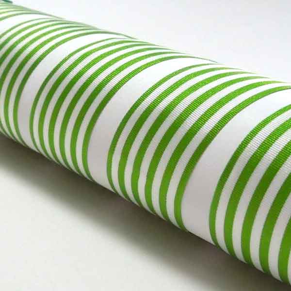 Striped Ribbon Meadow Green Berisfords 9 16 - 25 mm