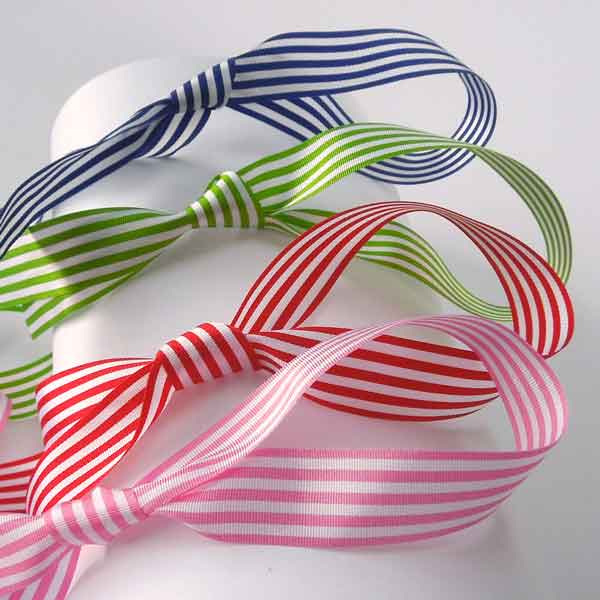 Ribbon - Striped – Fabric and Ribbon