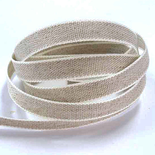 10mm Linen Ribbon by La Stephanoise
