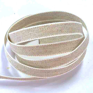 15mm Linen Ribbon by La Stephanoise
