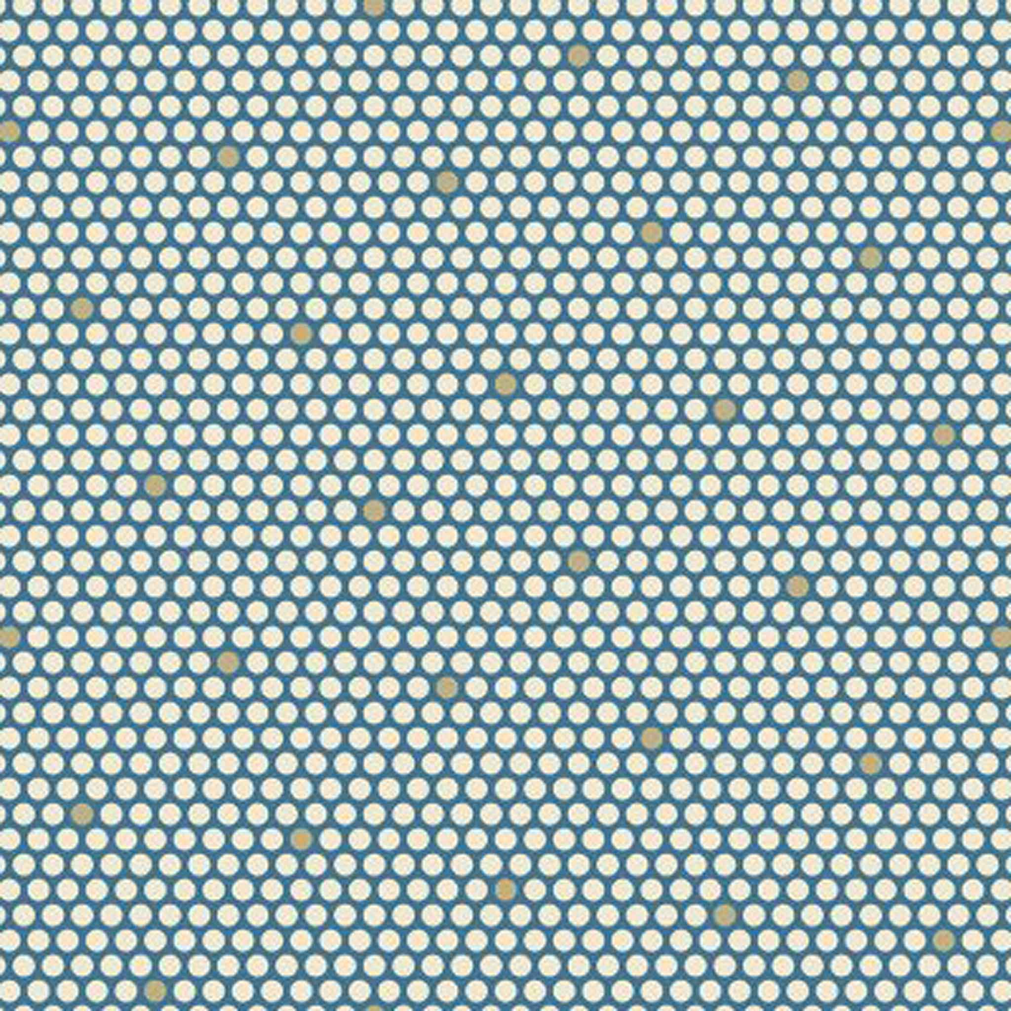 Snowshoe Polka Cotton Fabric - Blue - Andover 360 BN - Blue Escape by Edyta Sitar