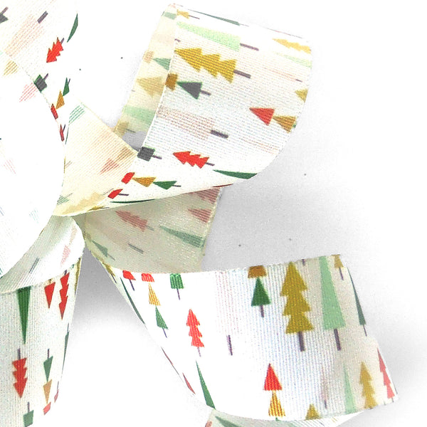 25mm Funky Forest Christmas Ribbon - Berisfords