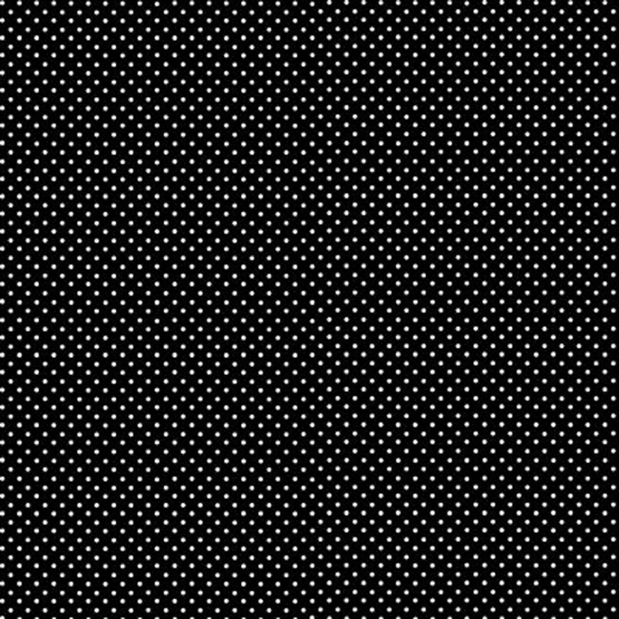Spot On - Black - Cotton Fabric - Makower 830/X - Basics Collection