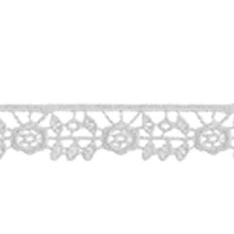 18mm Lace Guipure - White - Trimits
