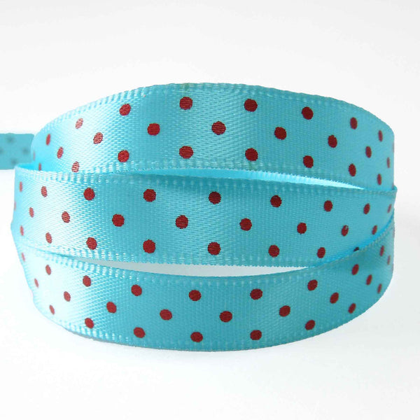10mm Grosgrain Ribbon Collection - Green - Blue - 4 metres