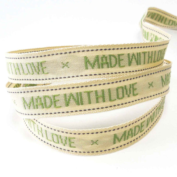 16mm Made With Love Coloured Ribbon Collection - 3 metres