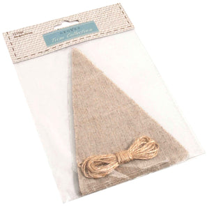 Make Your Own Bunting Kit - Natural - Linen Fabric