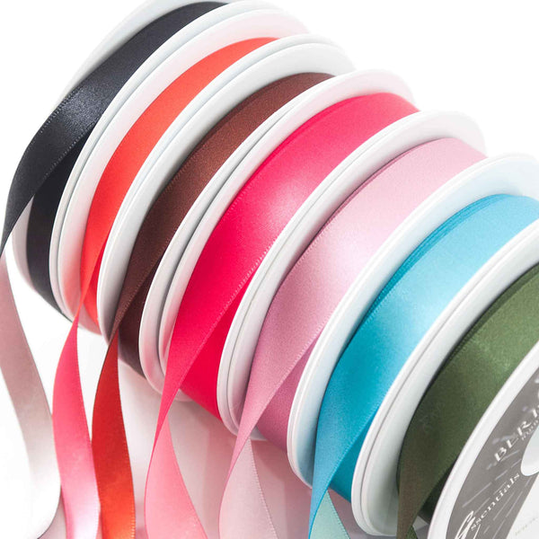 10mm Amour - Double Sided Satin Ribbon - Rust/Brown - Berisfords