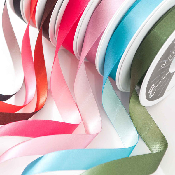 10mm Amour - Double Sided Satin Ribbon - Rust/Brown - Berisfords