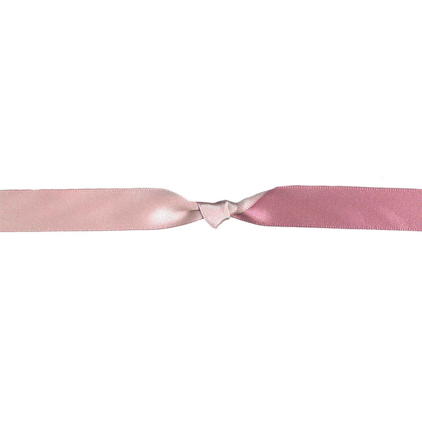 10mm Amour - Double Sided Satin Ribbon - Azalea/Dusky Pink - Berisfords