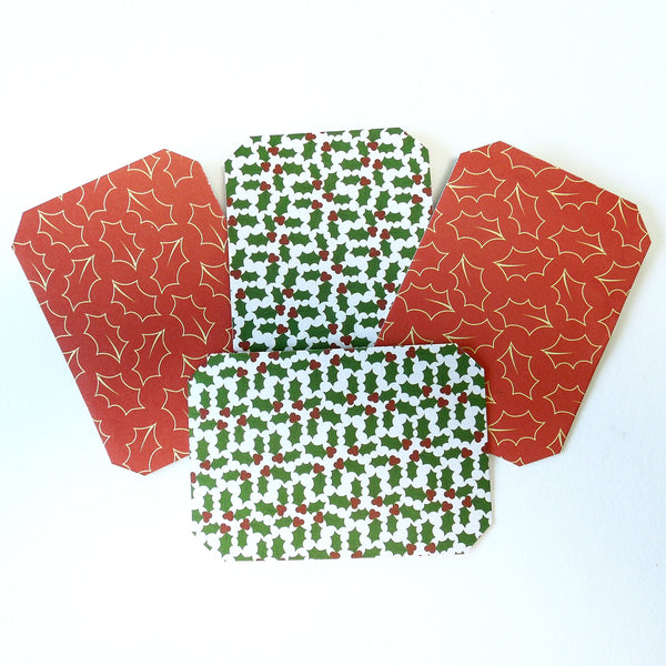 Christmas Ribbon Collection - Red and Green Snowflakes and Mittens - 3.5 Metres