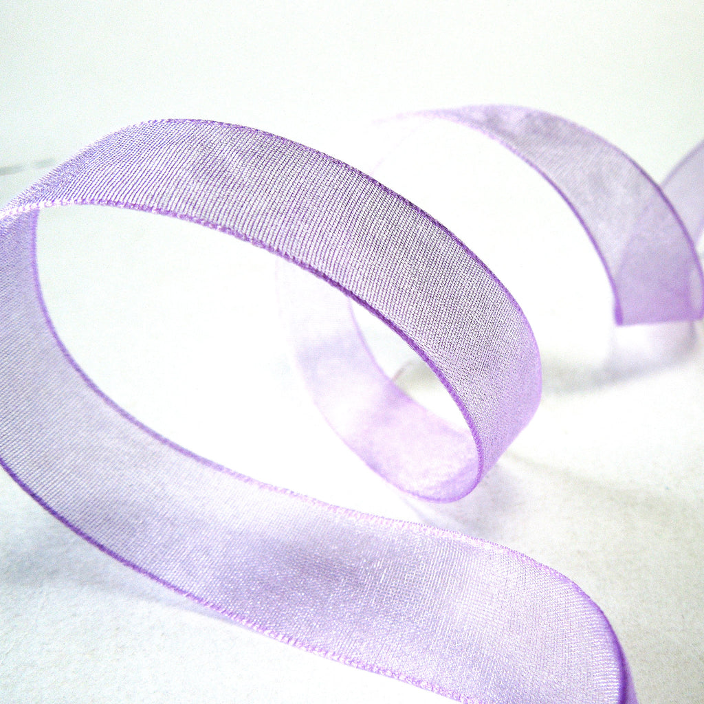 Organza Ribbon - Super Sheer - Helio - Lilac - Berisfords - 10mm - 15m ...