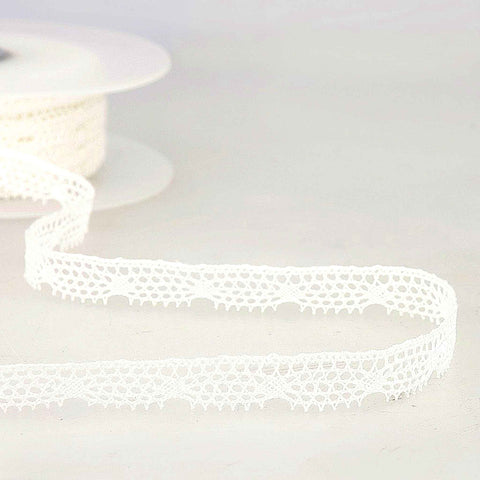 10mm Cotton Lace - White - Stephanoise - S3266B000\001