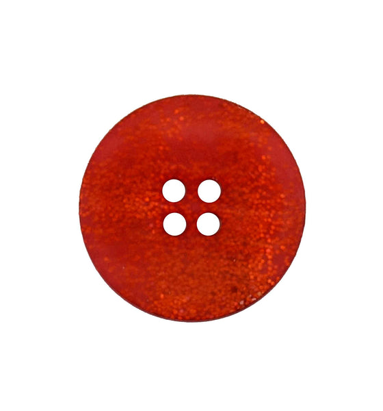 Vogue Star Buttons - Orange Red - 17mm - Pack of 3 - VS1359