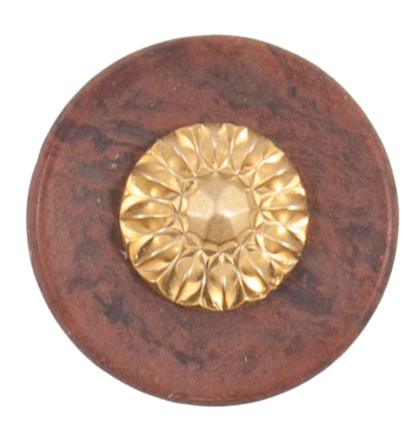 Vogue Star Buttons - Gold Brown - 17mm - Pack of 4 - VS2153