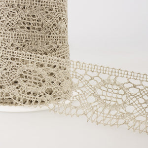 63mm Linen Lace - Taupe - Stephanoise - S3311B000\045