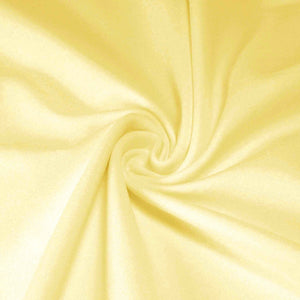 Plain Cotton Poplin Fabric - Pale Yellow - Rose & Hubble