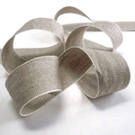 38mm Linen Ribbon by La Stephanoise