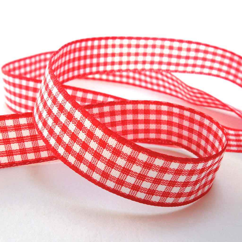 Febric Ribon Red Ribbon Collection - Berisfords - 6 metres – Fabric and Ribbon