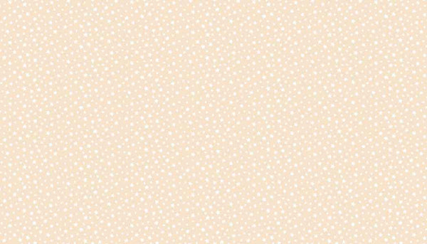 Nude Pink with White Stars Cotton Fabric by Makower, 306/P3 Essentials Collection