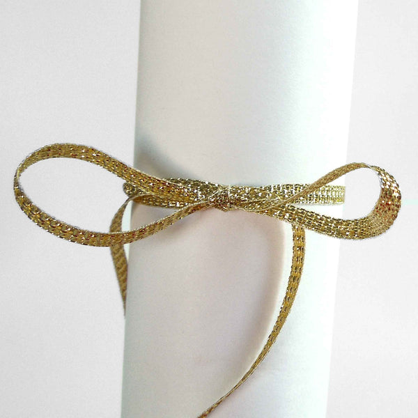 5mm Metallic Lame Ribbon Gold - Berisfords