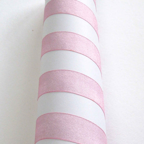Super Sheer Ribbon Pink Berisfords 10mm - 15mm