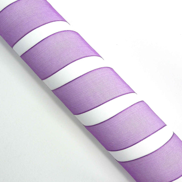Super Sheer Ribbon Plum Purple Berisfords - 25mm