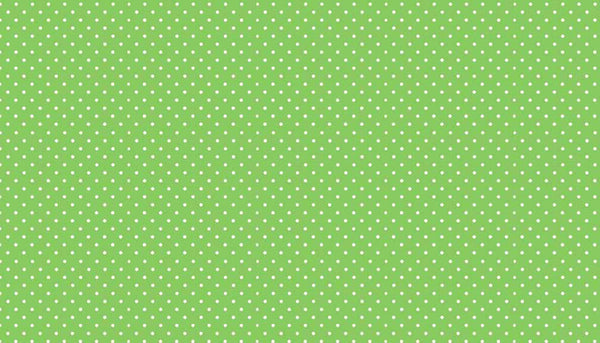 Spot On Apple Green Cotton Fabric Makower 830/G65 - Basics Collection