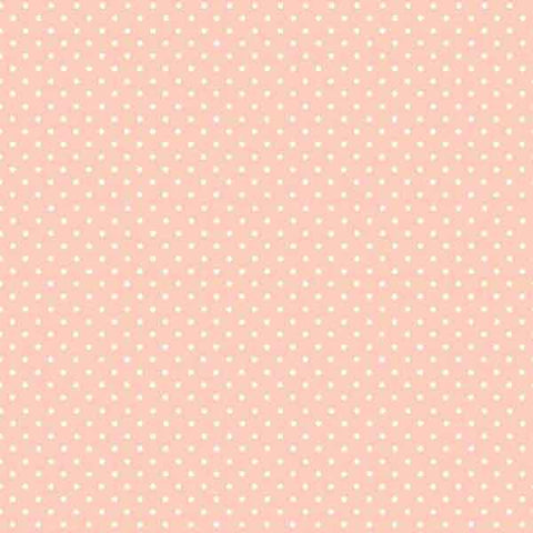 Spot On Cheeky Pink Cotton Fabric Makower 830/P1 - Basics Collection
