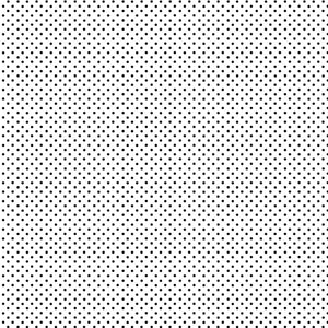 Spot On - White and Black - Cotton Fabric - Makower 830/WX - Basics Collection