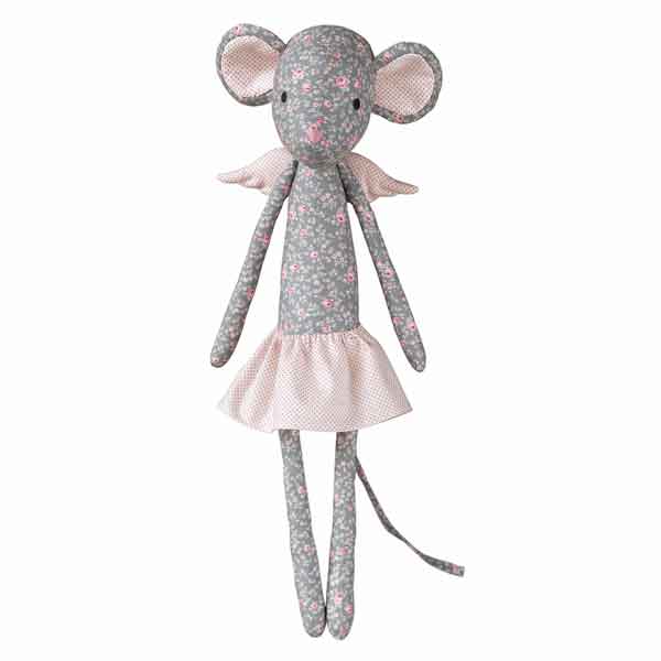 Tilda Angel Mouse Sewing Kit Old Rose - 500023