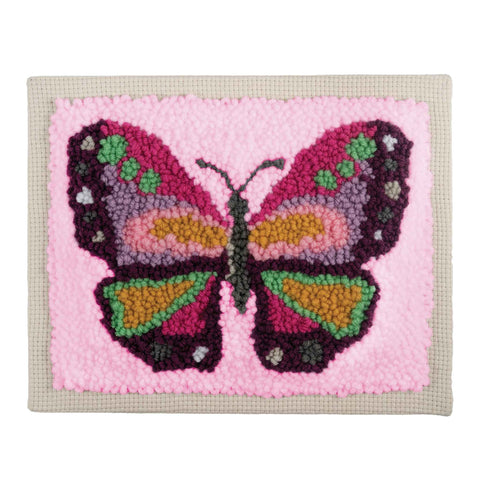 Punch Needle Kit Butterfly Trimits GCK115 - 20 x 25cm