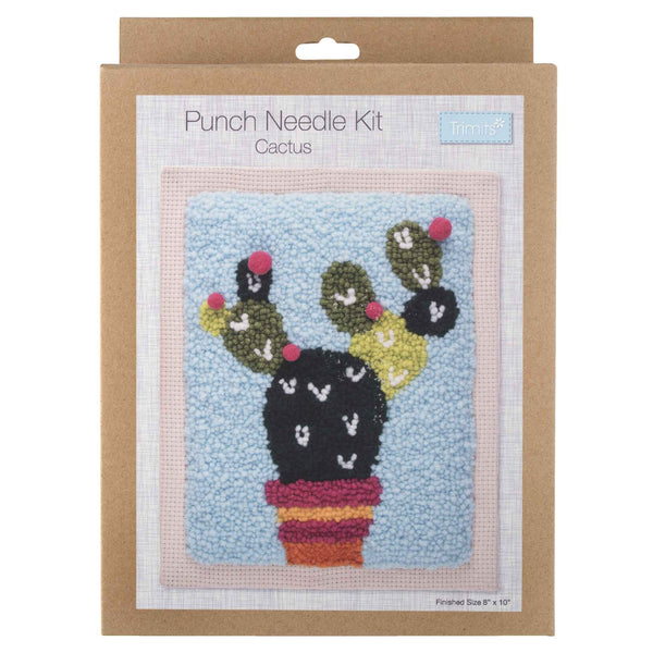 Punch Needle Kit Cactus Trimits GCK092 - 20 x 25cm