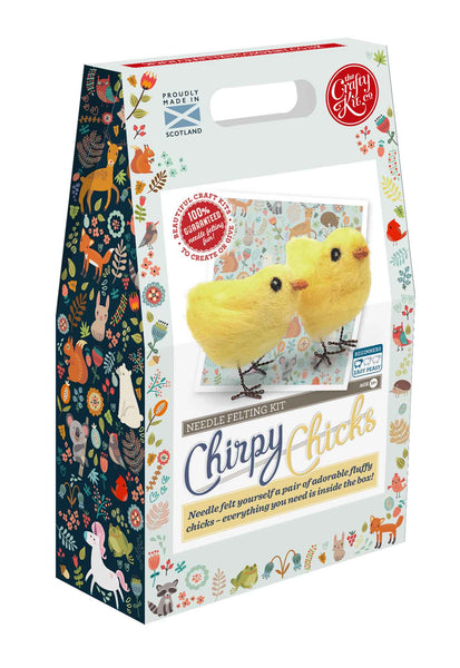 Chirpy Chicks Needle Felting - The Crafty Kit Company