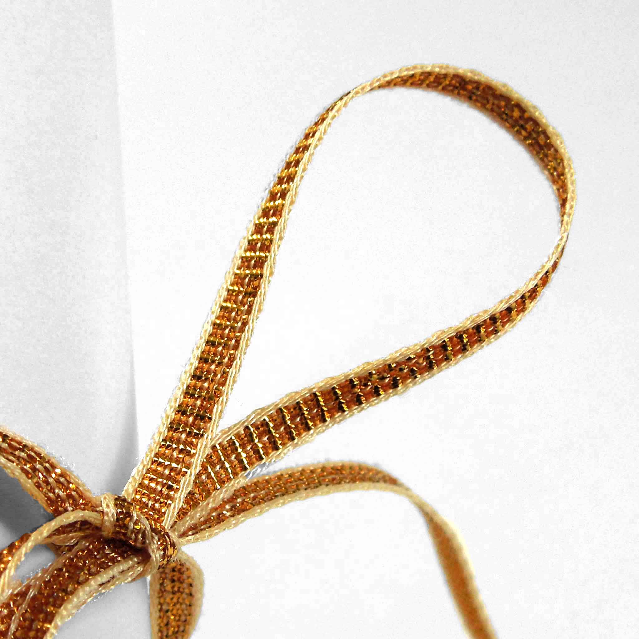 3mm Dragonfly Metallic Ribbon - Gold on Gold - Berisfords