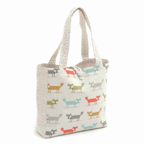 Craft Bag Shoulder Tote Foxy Dash - Hobby Gift HGSHB/364