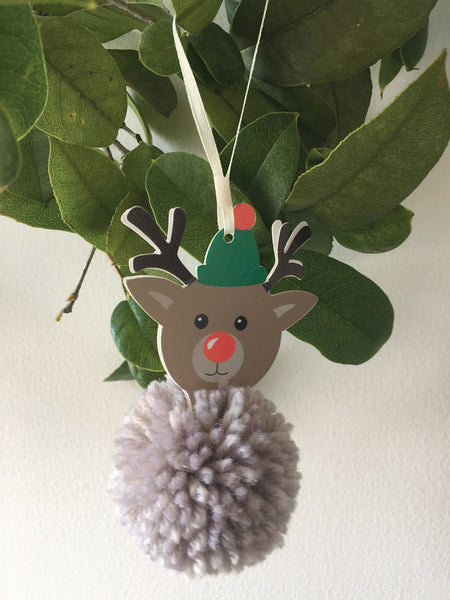 Pom Decoration Kit Reindeer - Trimits GCK064