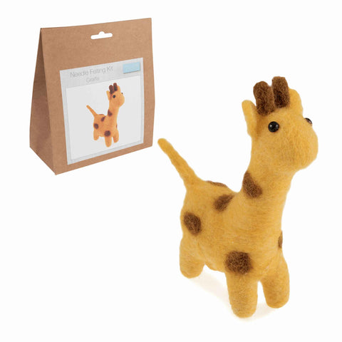 Needle Felting Giraffe Kit, Make Your Own Giraffe, TCK001